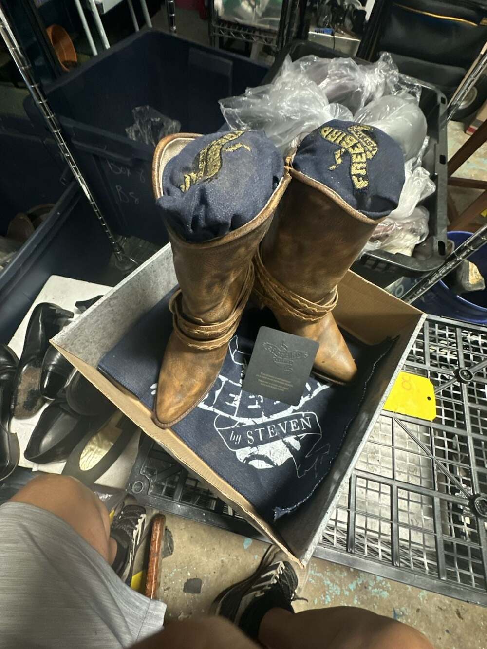 Freebird by Steven Brown Leather Western Cowboy Boots